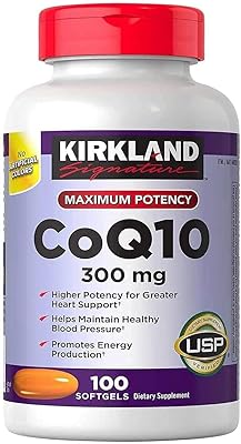 Complément alimentaire coq10 à puissance maximale crikland signature 300 mg 100 gélules