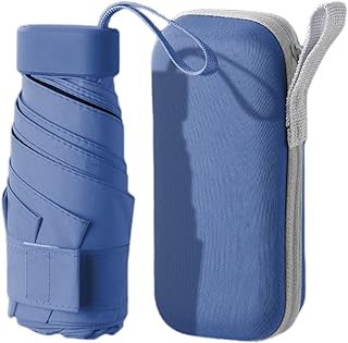 Parapluie de voyage coupe-vent protection uvv soleil pluie parapluie pliant, 14 cm plat