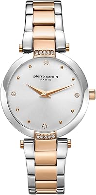Montre décontractée pierre cardin pour femme, analogique, acier inoxydable - pc902302f08