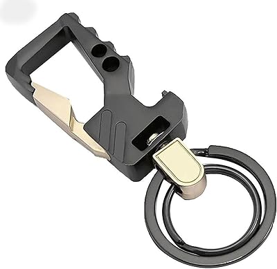 Ouvre-bouteille arwang, porte-clés mousqueton multifonction et porte-clés de voiture pour hommes, ouvre-bouteille