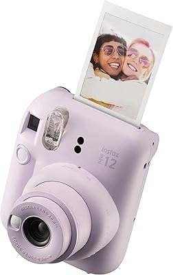 Appareil photo instantané fujifilm instax mini 12 - violet clair + 2 paquets