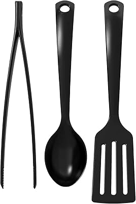 Ensemble d'ustensiles de cuisine ikea janab, noir (3 pièces). Diaytar Sénégal : Large gamme, petits prix, grande satisfaction