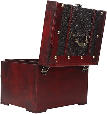 Boîte à bijoux, boîte à bijoux en bois, boîte en bois 8,7 x