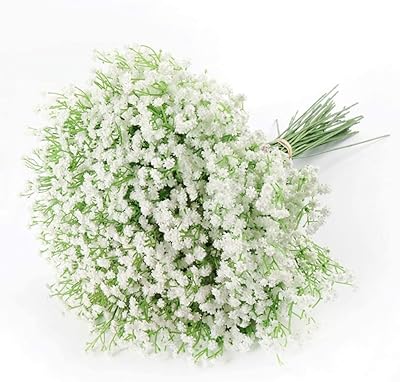 Bouquets de fleurs de gypsophile artificielles real touch pour mariage, décoration de maison