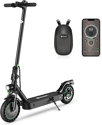 Scooter électrique aisinwell s9 max, moteur 500 w, pneu solide 10