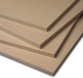 Pack de 4 pièces de bois mdf 2x2 pieds (60x60cm) (4mm)