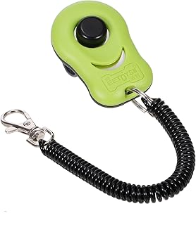 Appareil de dressage pour animaux de compagnie clicker avec dragonne comportement positif renforcer