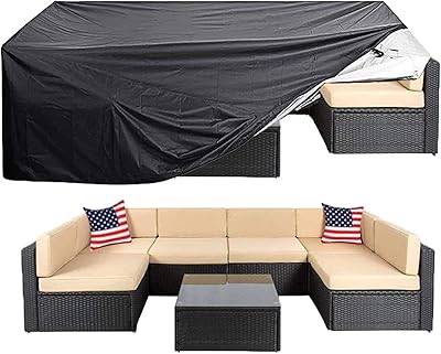 Ensemble de housses pour meubles sectionnels et patio extérieur agility table