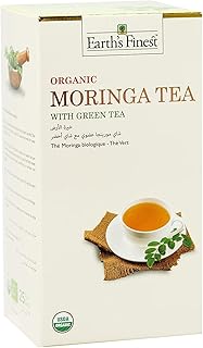 Thé moringa biologique avec thé vert 25 sachets de |