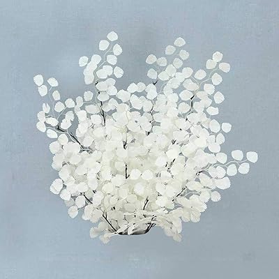 Yatai lot de 4 feuilles artificielles, fleurs artificielles, fleurs en soie, vente