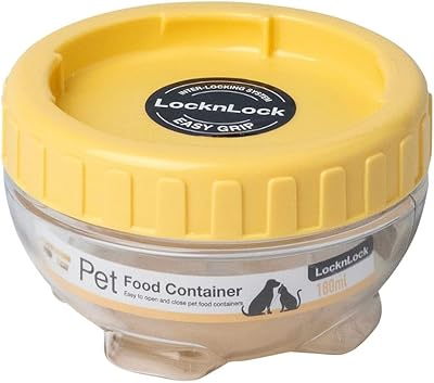 Contenant de nourriture et de friandises lock & lock interlock pour animaux