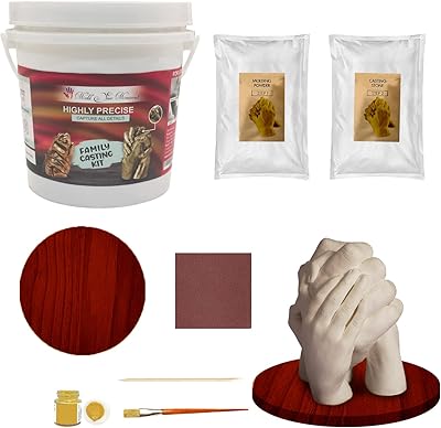 Coffret de casting familial mold your memories pour une famille de 3