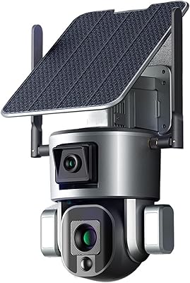 Caméra de sécurité extérieure à énergie solaire brincomoti, batterie 20 000 mah, version