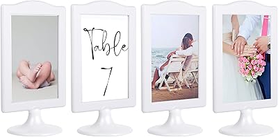 Cadres photo double face, cadre photo de base 4x6 pouces, grands cadres photo