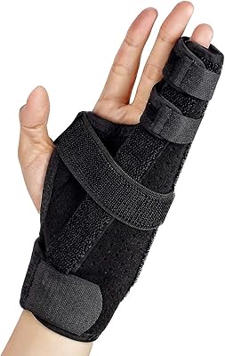 Attelle de doigt à deux doigts de qualité médicale pour support de doigt