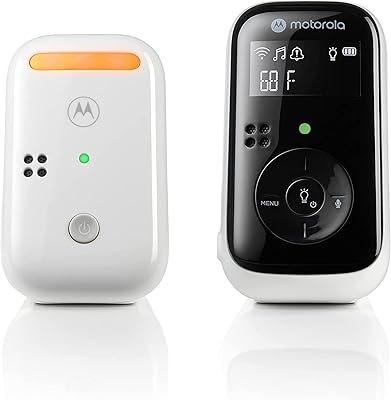 Moniteur audio pour bébé motorola pip11 - veilleuse, écran lcd, portée de 1