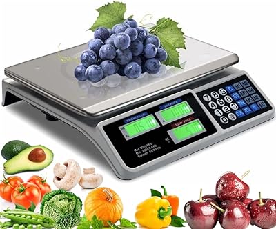 Échelle de prix numérique 40kg-88lb échelle précise des aliments commerciaux calcul avec double