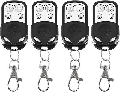 Télécommande de garage de voiture, 4 pièces télécommande universelle de porte de garage