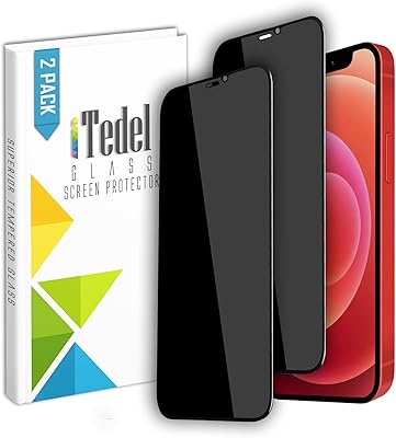 Protecteur d'écran de confidentialité itidal pour iphone 12 mini couverture complète avec verre