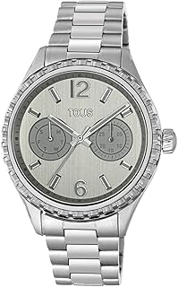 Montre à quartz pour femme tender bear affichage analogique et bracelet en acier
