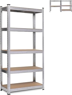 Étagères de rangement de garage wedevico 150 x 70 x 30 cm, étagères