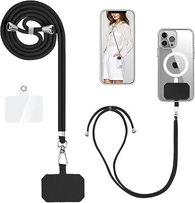 Lanière de téléphone, lanière tour de cou en nylon, dragonne, dragonne, porte-clés, lanière