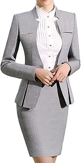 Costume deux pièces blazer et jupe pour femme pour le bureau