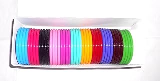 Ensemble de bracelets créoles en plastique pour femmes