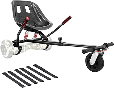 Accessoire de siège d'hoverboard avec absorption des chocs arrière pour enfants et adultes