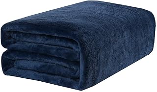Couverture de lit en flanelle microfibre douce et soyeuse fabien, taille unique