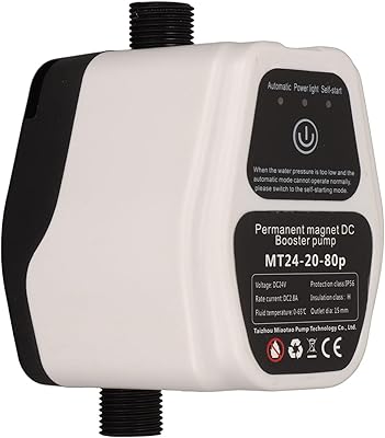 Pompe à pression d'eau, pompe de recirculation d'eau domestique automatique 80pa 24v 20l/min