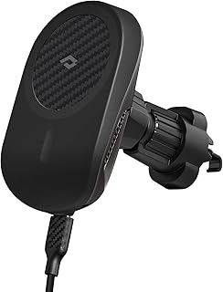 Support de téléphone magnétique pour voiture pitaca avec chargeur sans fil compatible
