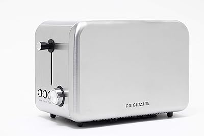 Frigidaire, grille-pain 2 tranches en acier inoxydable 850 w, argent, fd3112