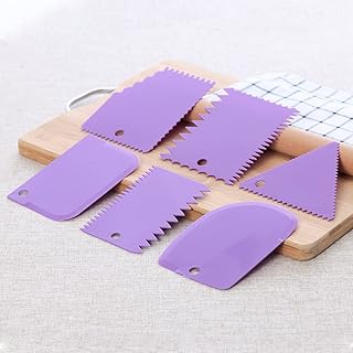 Grattoir à gâteau plus lisse, 7 pièces, grattoir à pâte, bol, grattoir, grattoir