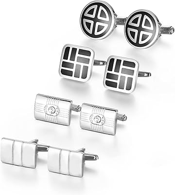 Boutons de manchette pour hommes au design unique adaptés aux occasions quotidiennes