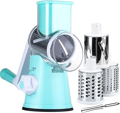 Râpe à fromage rotative v2 com - mandoline ronde manuelle pour légumes