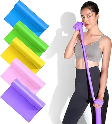 Bandes de résistance sky-touch 5 pièces, bandes d'exercice flexibles