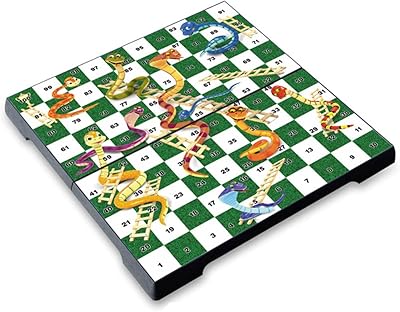 Jeu de société magnétique rubik's snakes and ladders, design pliable et jeu traditionnel