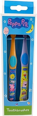 Paquet de 2 brosses à dents peppa pig