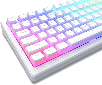Jeu de touches seifi à double transmission de lumière pbt, ensemble complet