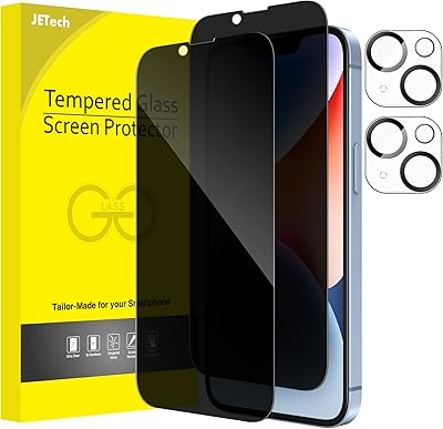 Protecteur d'écran à couverture complète de confidentialité pour iphone 14, 6,1 pouces