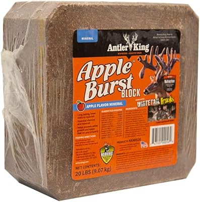 Antler king metal cube d'apple burst pour unisexe, marron, taille l