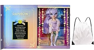 Poupée cosplay rainbow vision - 11" poupée de collection de mode (saule violet)