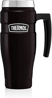 Tasse de voyage thermos stainless king 101834, noir mat, 470 ml