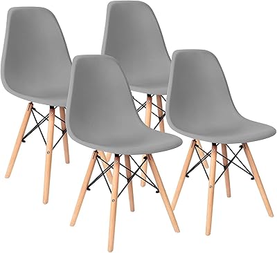 Chaise de salle à manger moderne chaise inclinable bureau en plastique design eames