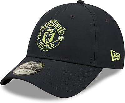 Casquette new era 9forty strapback - manchester united navy, marine, taille unique