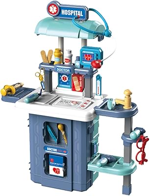 Coffret de jeu easy kids little story doctor and hospital, 38 pièces