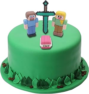 Kit de décoration de gâteau suyeper pixel pour fête d'anniversaire, fête d'anniversaire, fête