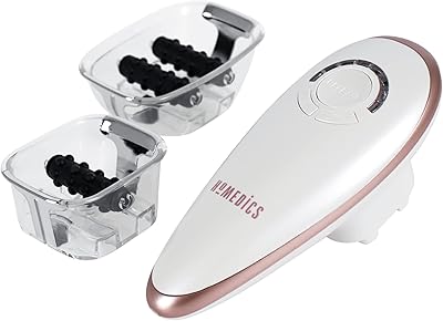 Masseur cutané anti-cellulite sous vide homedics de beauty fonctionne par aspiration pour éliminer