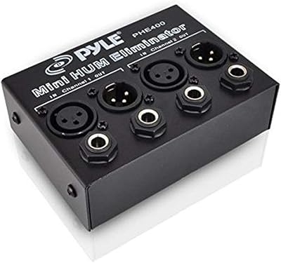 Boîtier pyle compact hum eliminator - isolateur de boucle de terre passif à